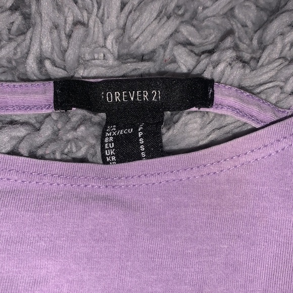 Purple croptop - Picture 2 of 3